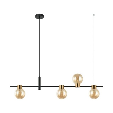 Lampa wisząca BLETTER PND-5225-4-BK-AMB Italux