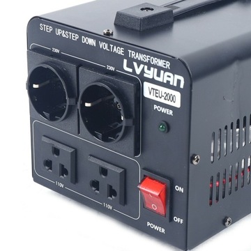 Преобразователь напряжения 110 В в 230 В 2000 Вт