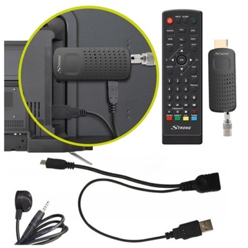 ТВ-тюнер DVBT 2 HEVC DVB-T2 HD H.265 USB-декодер