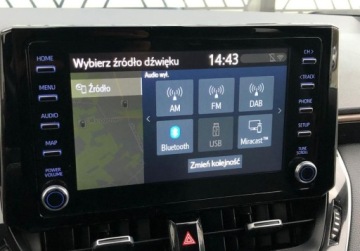 Toyota Corolla XII TS Kombi 2.0 Hybrid Dynamic Force 184KM 2021 Toyota Corolla Corolla Hybrid 2.0 184 Trek FV23 Salon PL Oferta Kinto, zdjęcie 19