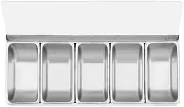 КОНТЕЙНЕР BARTMAN ДЛЯ ПИТЬЕВЫХ ДОБАВОК, 5 ВСТАВОК