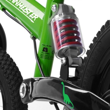 Детский беговой велосипед DEUBA зеленый 12