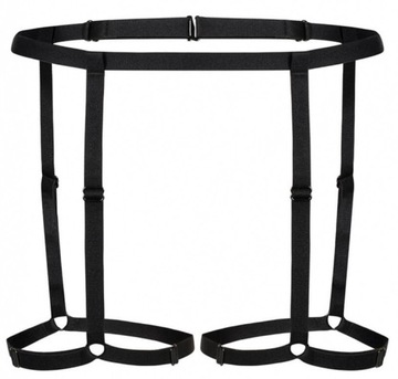 Promees harness JULIE ozdobna uprząż BLACK S/M