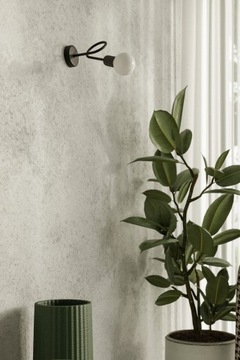 SUPEŁ черный индустриальный настенный светильник для столовой и кухни Sollux LED