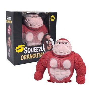 antystresowy Orangutan gniotek małpa zabawka, pianka, 3 lata