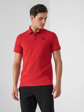 KOSZULKA MĘSKA 4F T-SHIRT POLO BAWEŁNA SS23M038