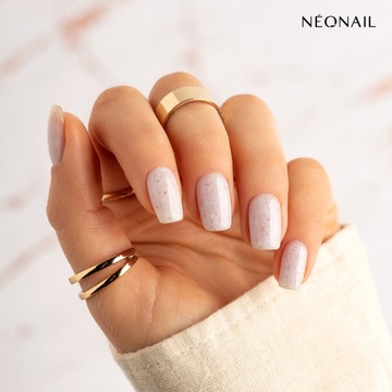 NEONAIL Гибридная база GLITTER EFFECT WHITE SPARKLE 7,2 мл - РАСПРОДАЖА