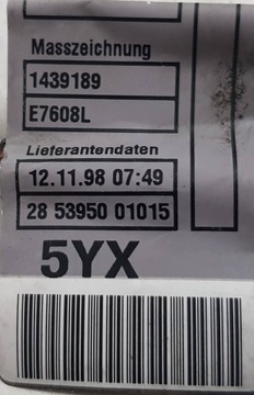 BMW 5 E39 520I 525I SVAZEK PŘÍVODŮ ZAPALOVACÍ