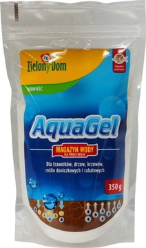 Absorbent wody AquaGel hydrożel 350g Zielony Dom