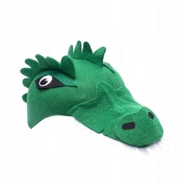 CZAPKA STRÓJ SMOK KROKODYL ALIGATOR DINOZAUR