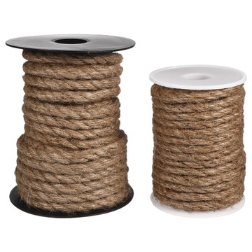 Pleciony sznurek z juty DIY 2 rolki