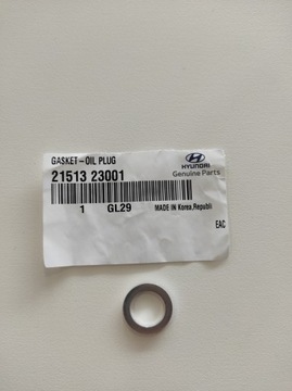 Uszczelka korka spustu oleju Hyundai 2151323001