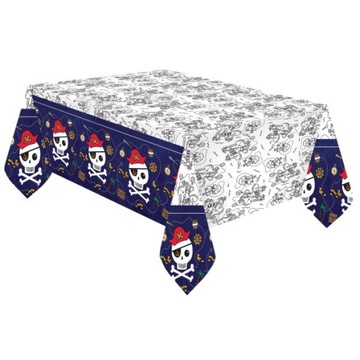 OBRUS PAPIEROWY PIRACI PIRAT 120 X 180 CM