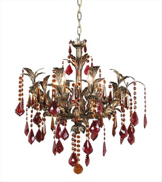 Lampa SUFITOWA Wisząca KRYSZTAŁOWA ROSH 5 PROMOCJA
