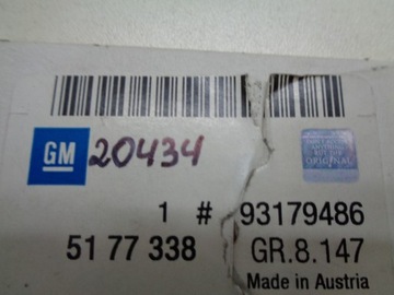 OPEL ASTRA H VECTRA C ZNAK ZADNÍ