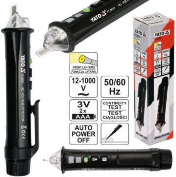 ТЕСТЕР НАПРЯЖЕНИЯ ИНДУКТИВНЫЙ ТЕСТЕР 12-1000В ЯТО