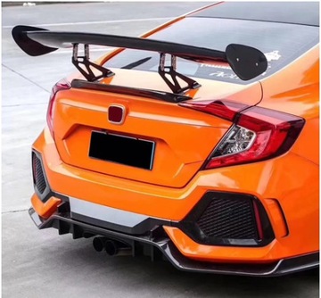 ЗАДНИЙ СПОЙЛЕР УНИВЕРСАЛЬНЫЙ УГЛЕРОДНЫЙ УЗОР ГЛЯНЦЕВЫЙ ЧЕРНЫЙ УГЛЕРОДНЫЙ 145см