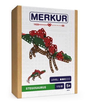 Merkur Zestaw Dinozaur Stegozaur 172 elementy 8036