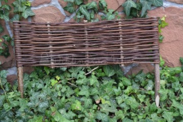 ПЛЕТЕНЫЙ ПАЛИСАД 20/60 Забор с плетеной кромкой