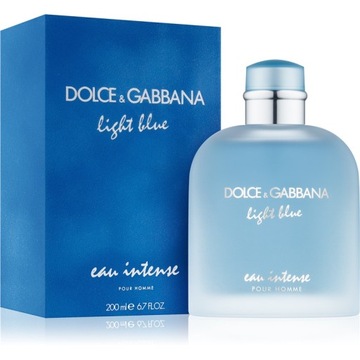 Dolce&Gabbana Light Blue Eau Intense Pour Homme EDP 200 ml