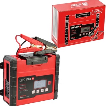 Prostownik IDEAL PRAKTIK CHARGER 15 LCD 12V automatyczny Automatyczny PB