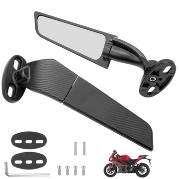 LUSTERKA MOTOCYKLOWE KOMPLET 2 SZT UNIWERSALNE