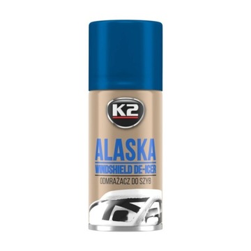 K2 ALASKA 150ml ODMRAŻACZ DO SZYB SPRAY -70'C
