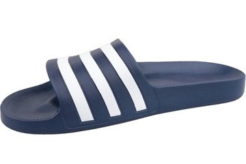 KLAPKI MĘSKIE ADIDAS ADILETTE GRANATOWE KLASYCZNE IDEALNE NA BASEN 40,5