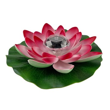 PŁYWAJĄCE LAMPY LOTUS SOLARNE DEKORACJA BASENU