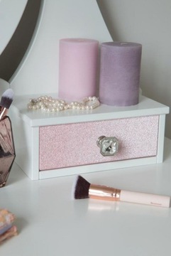 Фольга мебельная шпон PINK GLITTER 45х150см Толщина фольги 90 микрометров