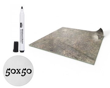 DZIEDZINIEC MATA ZMYWALNA WINYLOWA 50X50 CM - CZYSTA