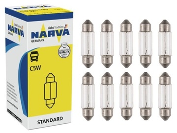 ŻARÓWKA RURKA 35MM NARVA 17136 24V C5W SV8.5