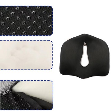 ОРТОПЕДИЧЕСКАЯ ПОДУШКА ДЛЯ СИДЕНИЯ НА СТУЛЕ, РАЗГЛАЖИВАЮЩАЯ СОВЕТОВУЮ КОСТЬ