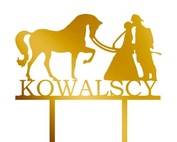 Topper Nazwisko Ślub Wesele TŚZ-63