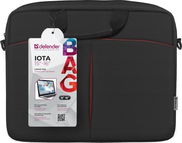 TORBA DO LAPTOPA NA NOTEBOOK DEFENDER IOTA CZARNA 15,6