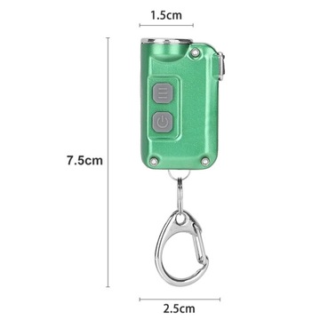 САМЫЙ МАЛЕНЬКИЙ СВЕТОДИОДНЫЙ МИКРОФОНАРИК С ПЕРЕЗАРЯЖАЕМОЙ USB-КАЧКОЙ