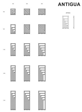 Радиатор Biotherm ANTIGUA 65/85см 526Вт 200 цветов