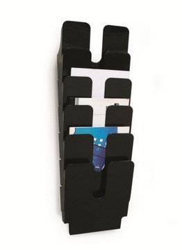 Pojemnik na ulotki FLEXIPLUS 6xA4 pion czarny