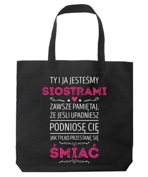 Torba Jesteśmy Siostrami Czarna