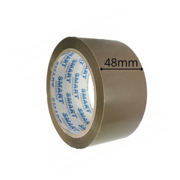 TAŚMA PAKOWA 48/100y KLEJĄCA BRĄZOWA SMART