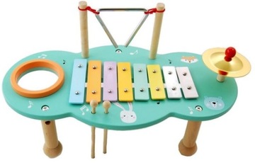 ADAM TOYS MUZYCZNY STOLIK EDUKACYJNY DLA DZIECI 3+