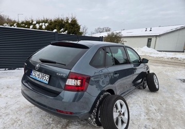 Skoda Rapid II Spaceback 1.4 TSI 125KM 2017 Skoda RAPID Sprowadzony Zarejestrowany Ubezpieczony 1.4 Benzyna 125KM, zdjęcie 8