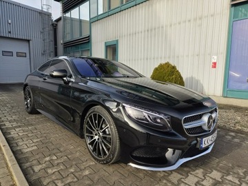 Mercedes Klasa S W222 Coupe 400 367KM 2017 Mercedes S 400 Coupe 4Matic 367KM. Noktowizor.