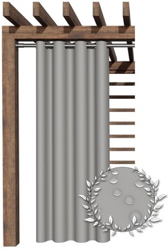 ZASŁONY OGRODOWE 155x240 DO ALTANY TARASU OGRODU ZASŁONA WODOODPORNA