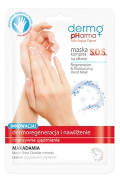 Dermo Pharma Maska Kompres S.O.S rękawiczki
