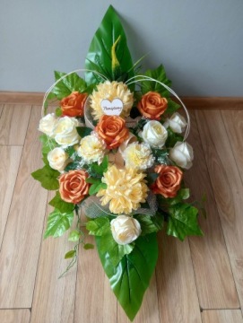 Головной убор для могильной кладбищенской композиции CHRYZANANTEMA