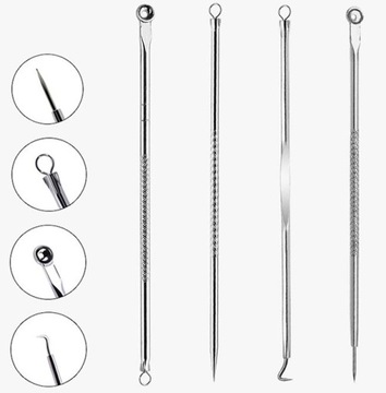 Набор Унных ложек УДАЛЕНИЕ ЧЕРНЫХ КОРОТКОВ.