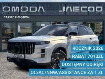 Jaecoo 7 2026 Jaecoo 7 Omoda Jaecoo Jaecoo 7 PHEV Exclusive, Rocznik 2026 OCAC za 1 zl
