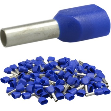 TULEJKA PODWÓJNA 2x16 mm IZOLOWANA KABLOWA 50SZT C.22.16014 ELPROEMT