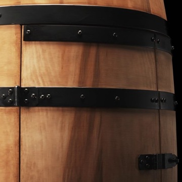 Деревянный бочовый бар со светодиодной дверью